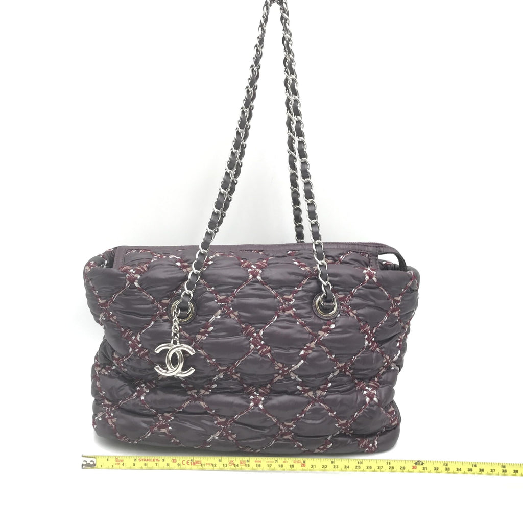 Paris-Byzance Schoudertas met Ketting Paars Nylon