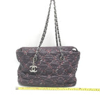 Paris-Byzance Schoudertas met Ketting Paars Nylon