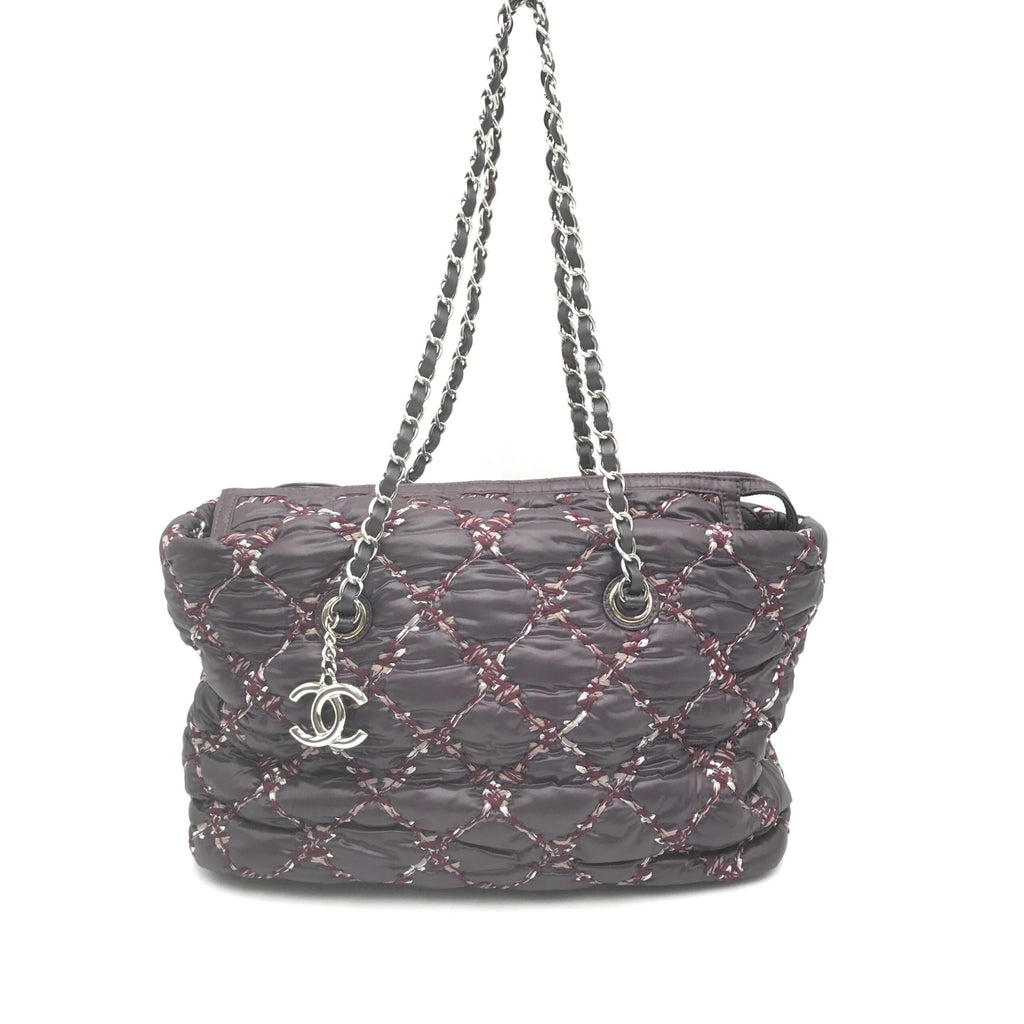 Paris-Byzance Schoudertas met Ketting Paars Nylon