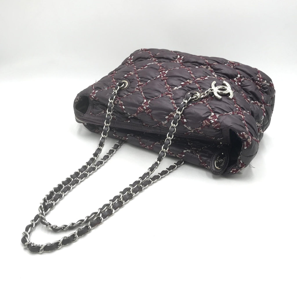 Paris-Byzance Schoudertas met Ketting Paars Nylon