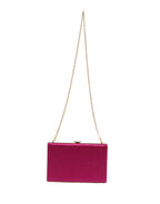 Pink Cotton Clutch Evening Crossbody Women Purse Bag