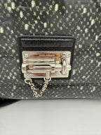 DOLCE & GABBANA Monica handtas van pythonleer en lakleer