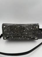 DOLCE & GABBANA Monica handtas van pythonleer en lakleer