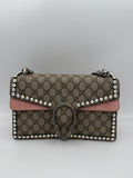 GUCCI DIONYSUS GG Supreme met Diamanten Handtas