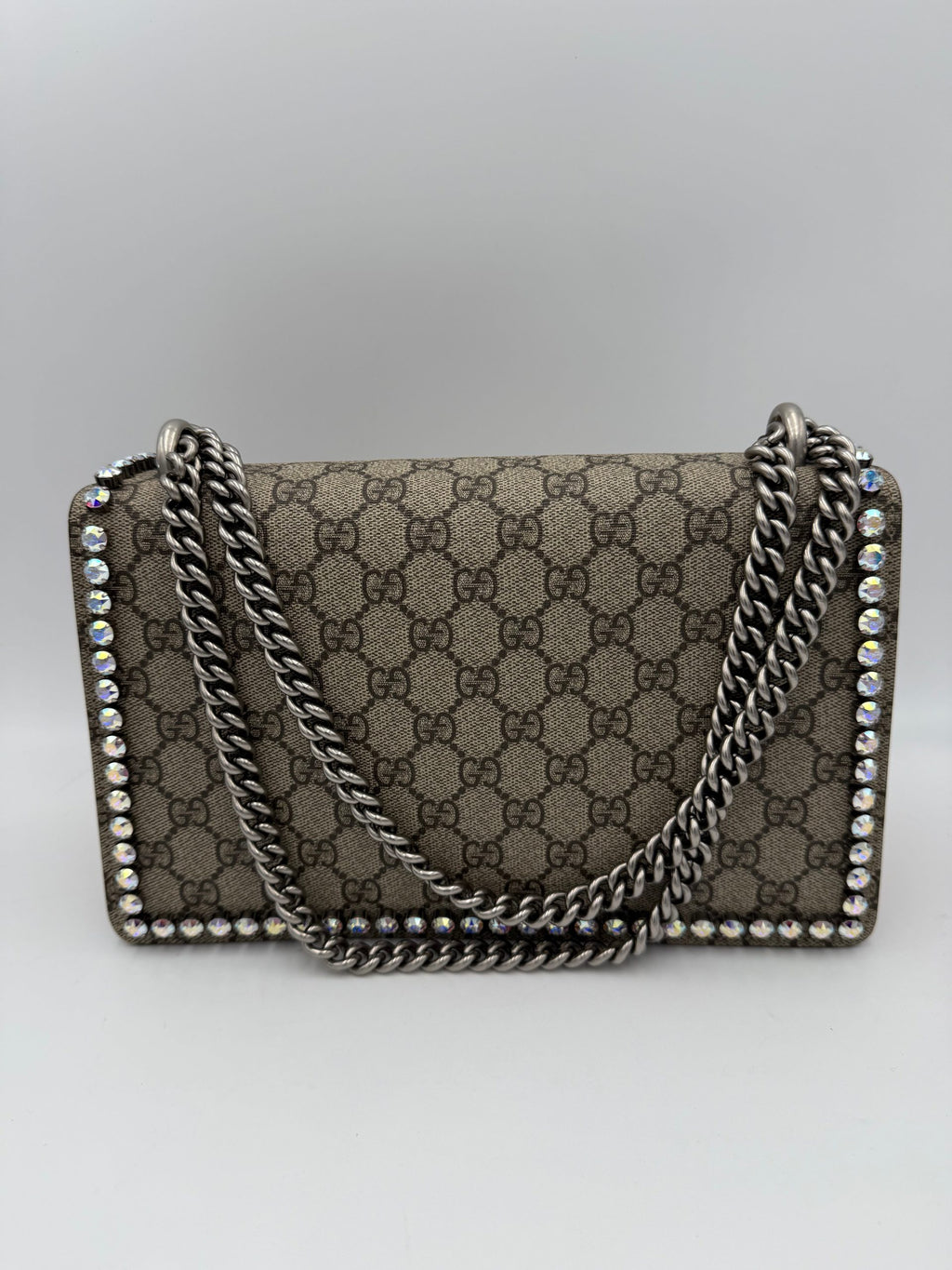 GUCCI DIONYSUS GG Supreme met Diamanten Handtas