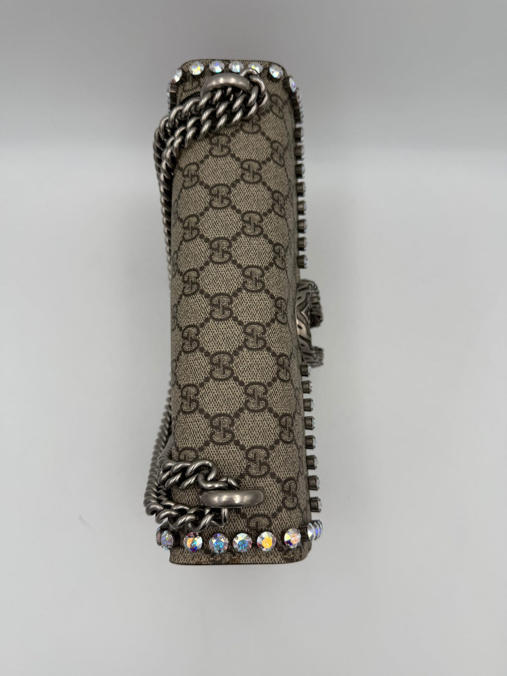 GUCCI DIONYSUS GG Supreme met Diamanten Handtas