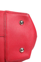 Griotte Taurillon Leather Soft Lockit MM Crossbody Bag