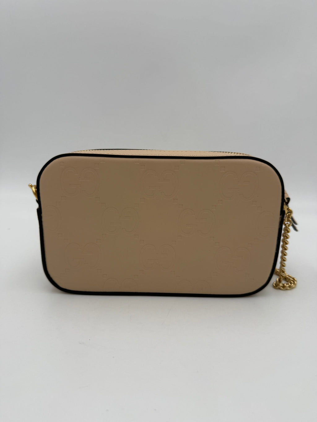 GUCCI GG Jumbo Beige Schoudertas met Voorvak