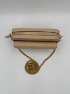 GUCCI GG Jumbo Beige Schoudertas met Voorvak