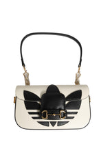 Gucci x Adidas Horsebit 1955 Schoudertas Zwart/Wit