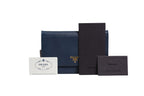 Blue Saffiano Leather Wallet on Chain Clutch Bag