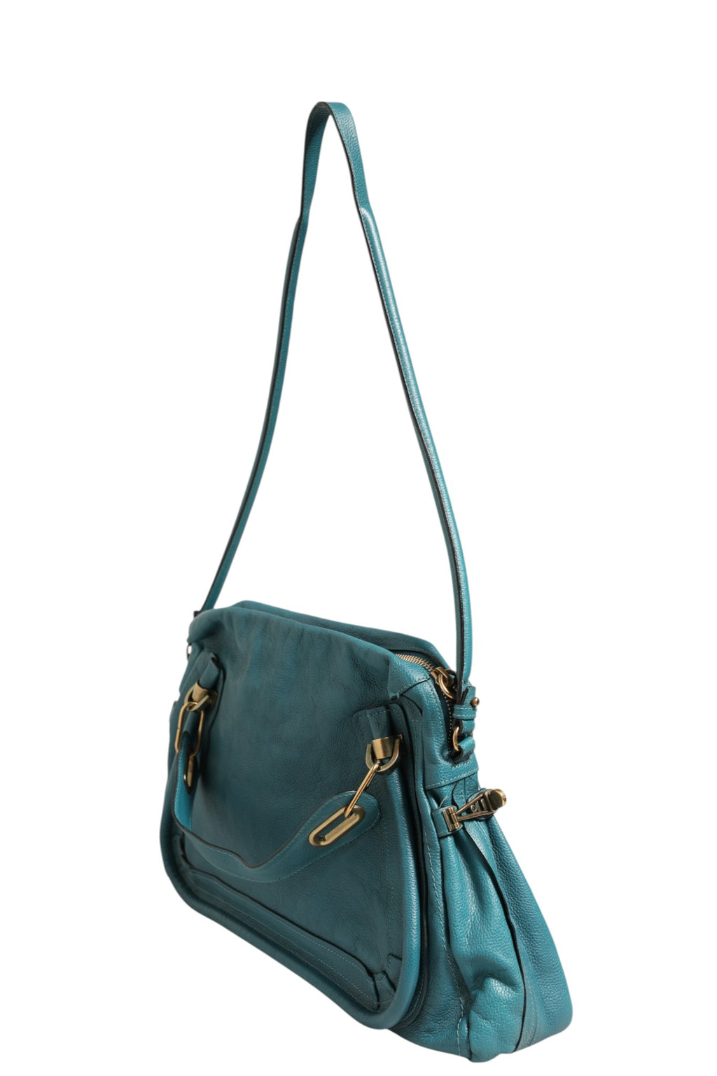Paraty Bag in Aquamarine Leather