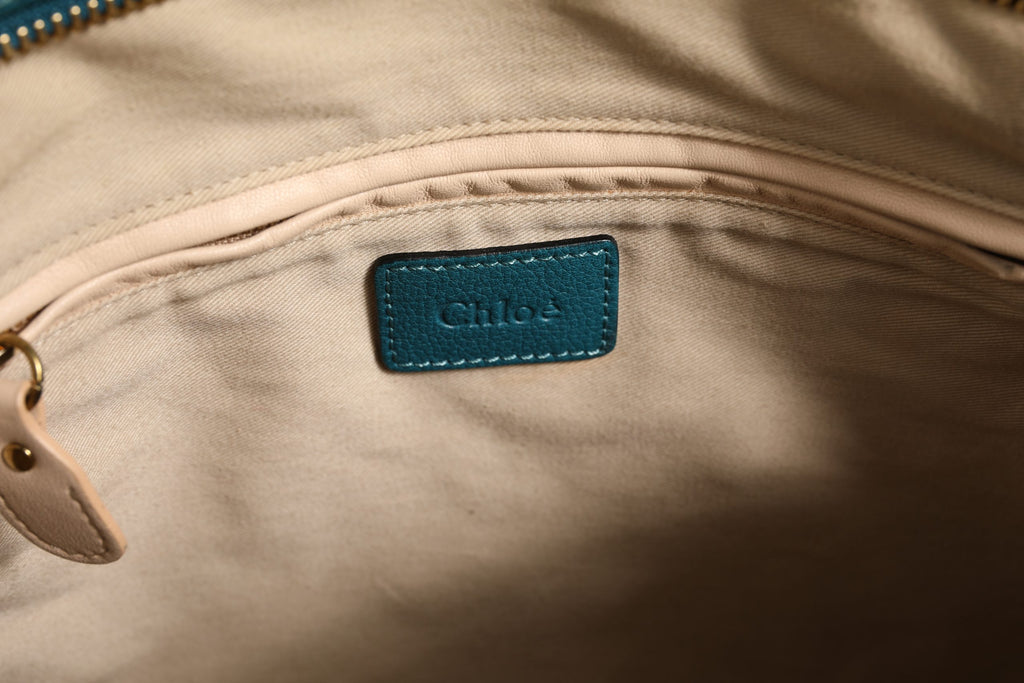 Paraty Bag in Aquamarine Leather