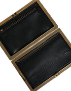 Bordeaux Zwart Fluweel Goud Frame Clutch Avondtas