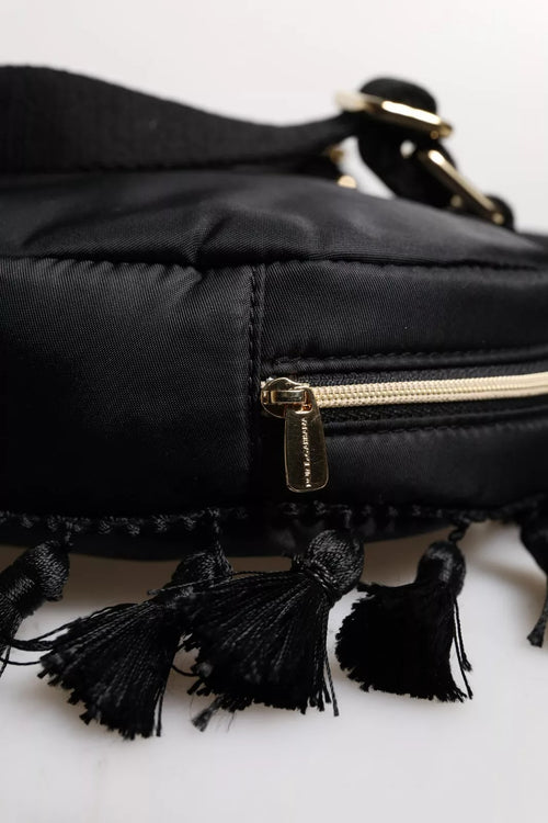 Black Heart L'Amore Patch Embellished Kids Backpack